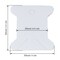 160 Pcs Paper Floss Bobbins for Embroidery Floss Organizer, Cross-Stitch Bobbins Card Thread Holder,Wrap and Store Floss,Craft DIY Sewing Storage,with free set of 6 needles and 1 threader(WHITE)